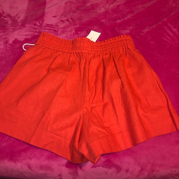 Jcrew orange flared shorts - Picture 3 of 4